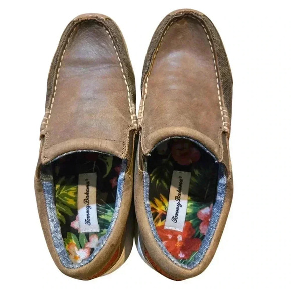 Tommy Bahama Paradise Around Dark Brown Men's Shoes Size 8 - Picture 3 of 4